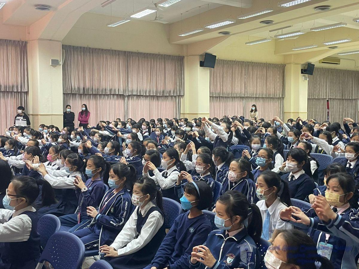 同學們積極投入互動環節