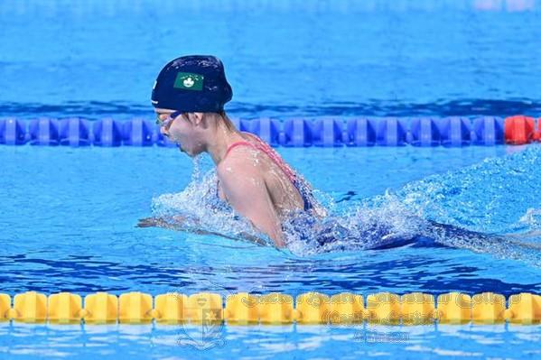 陳珮琳同學比賽英姿(圖片來源:新華社)