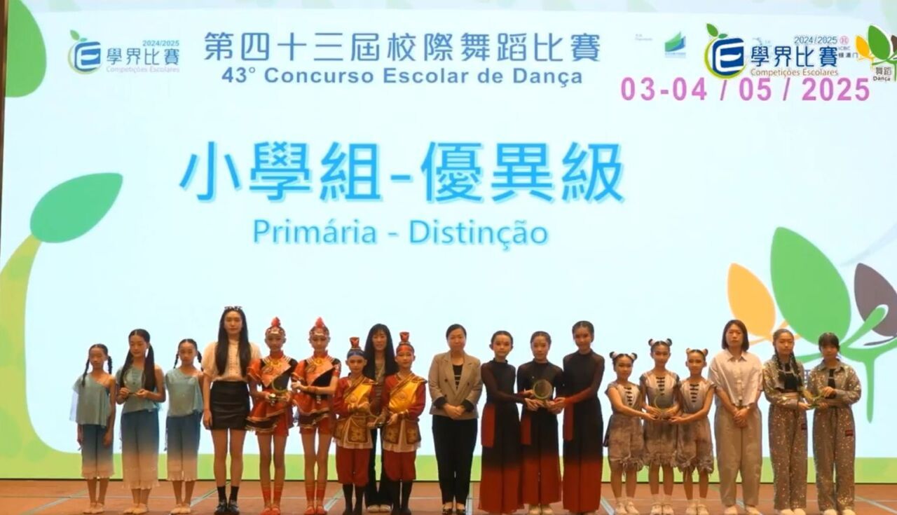 小學舞蹈隊於第四十三屆校際舞蹈比賽中喜獲佳績